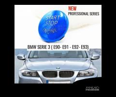 PULSANTE Start BLU per BMW SERIE 3 E90 E91 E92 E93