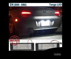 Placche Luci Targa Full Led BMW Z4 E85 E86 Canbus