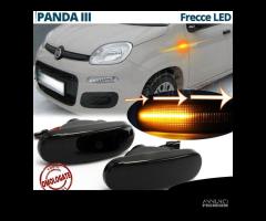 Frecce LED Dinamiche per Fiat PANDA 3 Nere Canbus