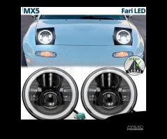 FARI LED Anteriori per Mazda Mx-5 1 NA Angel Eyes