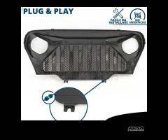 CALANDRA Griglia Jeep WRANGLER TJ Mascherina NERA - 6