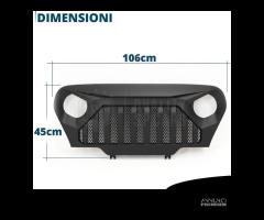 CALANDRA Griglia Jeep WRANGLER TJ Mascherina NERA - 7