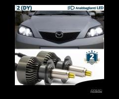 Lampade LED H7 per Mazda 2 DY Fari LENTICOLARI 90W