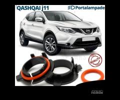 ADATTATORI montaggio KIT LED H7 PER Nissan Qashqai