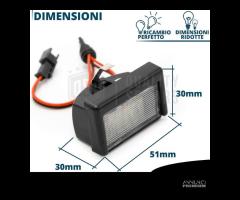 Luci TARGA LED Mercedes ML W164 Placchette BIANCA - 10