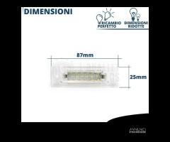 Luci TARGA LED Porsche 911 993 Placchette CANbus - 8