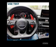 PALETTE Cambio Volante per AUDI Q7 4L Paddle Rosse - 9