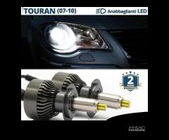 Kit Luci LED H7 VW Touran 2007-10 Fari LENTICOLARI