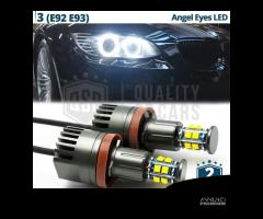 ANGEL EYES LED Per BMW SERIE 3 E92 E93 Canbus 120W - 1