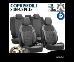 COPRISEDILI Auto Universali Tessuto Pelle COMPLETI - 1