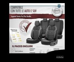 COPRISEDILI Auto Universali Tessuto Pelle COMPLETI - 10