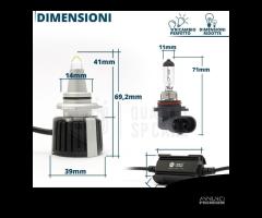 Kit LED HIR2 HIR QUARZO 6500K 110W 12000L CANbus - 6