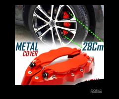 2 Cover COPRI PINZE Freni Rosse per Auto 28CM