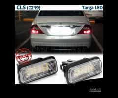 Placche Luci Targa Led Mercedes CLS C219 Canbus