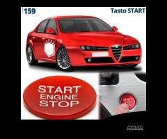 Tasto START STOP Rosso per Alfa Romeo 159 Pulsante