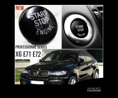 Pulsante Nero Bmw X6 E71 E72 Tasto Accensione