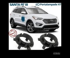 ADATTATORI montaggio LED H7 per Hyundai Santa Fe 3