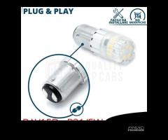 2 Lampadine LED P21/5W Canbus DRL + Luci Posizione - 6