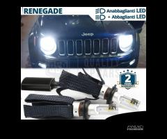 Kit Luci LED H4 per JEEP RENEGADE CANbus 6500K