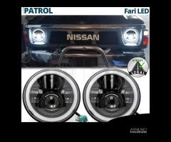 FARI Anteriori LED per NISSAN PATROL GR Angel Eyes