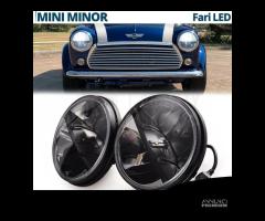 2 FARI LED 7'' Pollici Per MINI MINOR Epoca 6500K