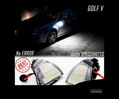 Placche LED Luci Sotto Specchietti VW Golf 5 Plus