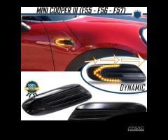 Mini Cooper F55 F56 F57 FRECCE LED Dinamiche Nere