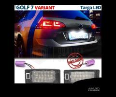 2 PLACCHE Luci TARGA FULL LED VW Golf 7 Variant