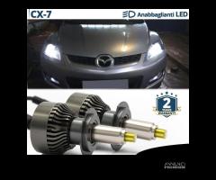 Lampade LED H7 per Mazda CX-7 Fari LENTICOLARI 90W