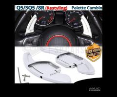 PALETTE Cambio Volante per Audi Q5 8R 13-16 SILVER