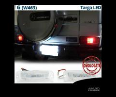 Luci TARGA LED Mercedes G W463 PLACCHETTE 6500K