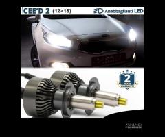 Lampade LED H7 per Kia Cee'd II Fari LENTICOLARI