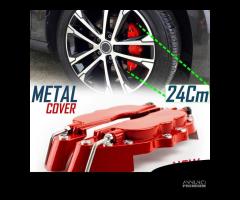 Cover COPRI PINZE Freni Auto ROSSE Tuning 24CM