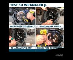 Staffe Montaggio Fari LED PER Jeep Wrangler JL