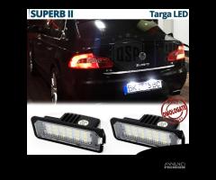 Placche Luci Targa LED per Skoda Superb 3T CANbus