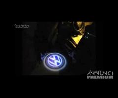 2 Proiettori Led Logo Volkswagen Luci Cortesia