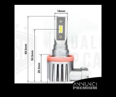 LAMPADINA LED HB4 Luce Potente Bianca 6500K 4000LM - 6