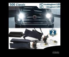 Lampadine FULL LED H4 Fiat 500 Epoca ANABBA+ABBA