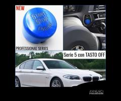 Bmw serie 5 f10 f11 tasto accensione start blu