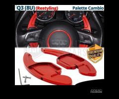 PALETTE Cambio Volante per AUDI Q3 8U Paddle Rosse