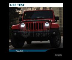 FARI FULL LED JEEP WRANGLER JK 6500K Angel Eyes - 9