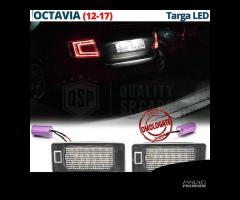 Placche Luci Targa LED per Skoda Octavia 3 CANbus