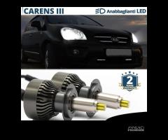 Lampade LED H7 per Kia Carens 3 Fari LENTICOLARI