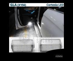 Luci Sottoporta LED Per MERCEDES GLA X156 Bianche