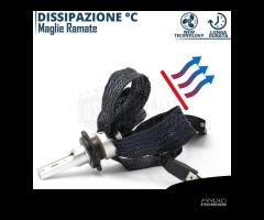 Kit Full LED H7 GRADAZIONE REGOLABILE 6500K 8000LM - 8