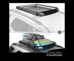 PORTAPACCHI SUV Off Road ACCIAIO Portatutto Tetto - 8