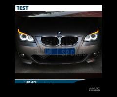 ANGEL EYES LED H8 PER BMW Serie 5 E60 E61 DAL 2007