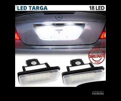 Placche Luci Targa LED per Mercedes E C CLS SLK