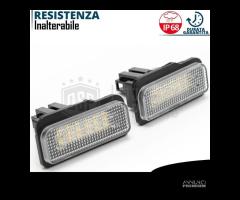 Placche Luci Targa LED per Mercedes E C CLS SLK - 6