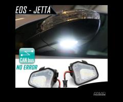 Placche Led Sotto Specchietto VW Jetta Eos Candus